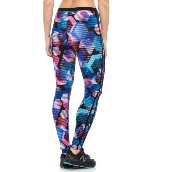Gottex Swim Leggings Cosmos Multicolored Yoga Workout Large Watersports UPF 50 - Picture 8 of 14